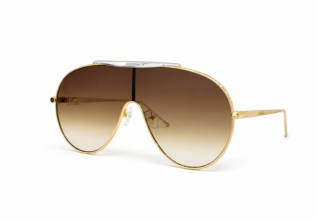Teardrop Goggle Sunglasses