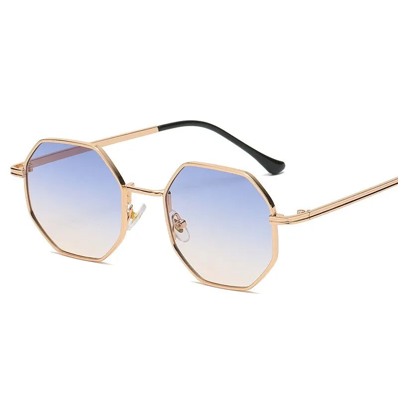 Unisex Octagon Shaped Sunglasses