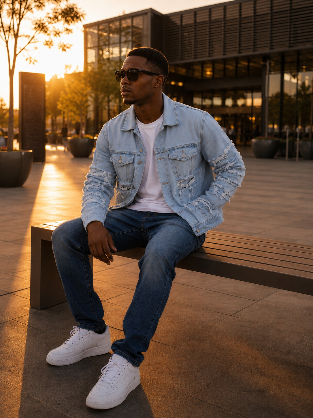 Men's Loose-fitting Korean Style Denim Jacket