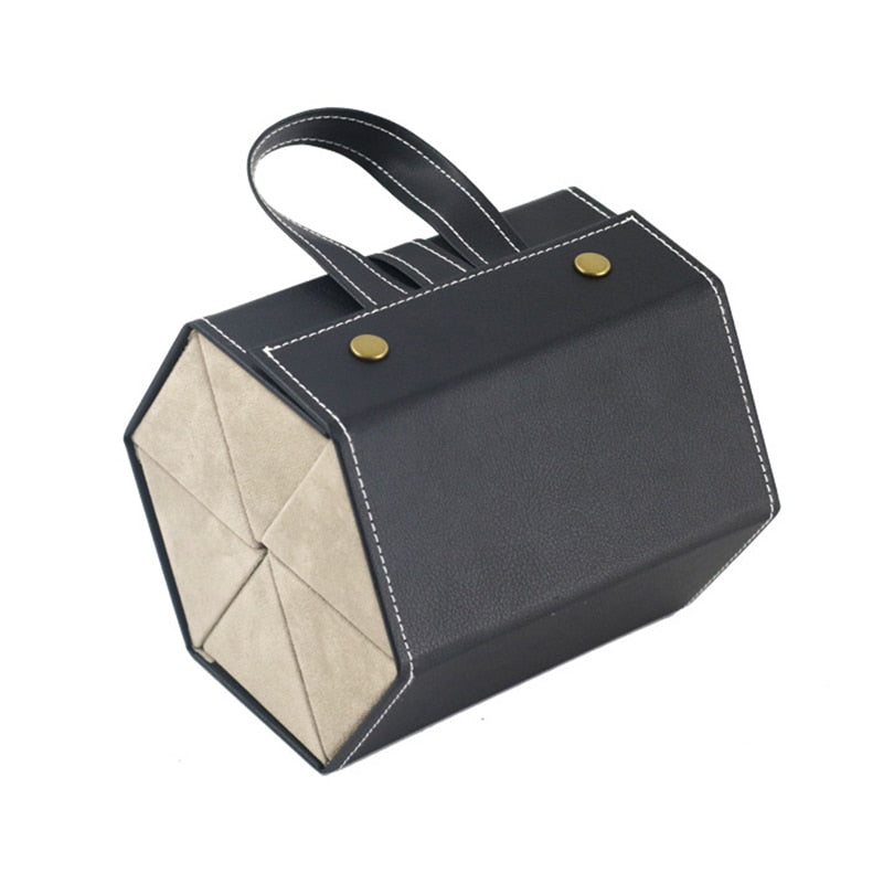New Foldable Eye Wear Storage Case w/ PU Leather for 2/3/4/5/6 Pairs of Sunglasses