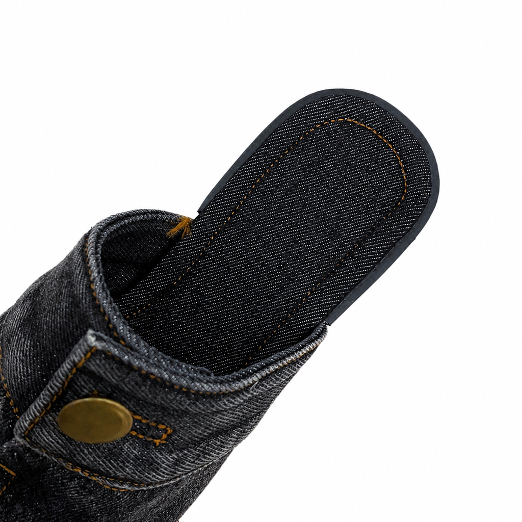 Women's Denim Slippers