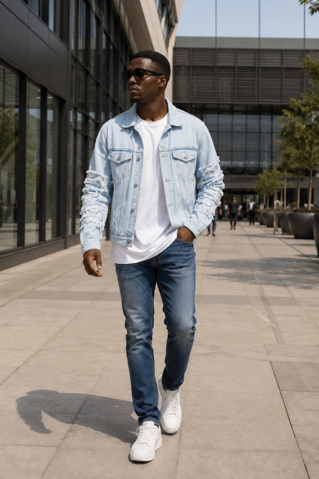 Men's Loose-fitting Korean Style Denim Jacket