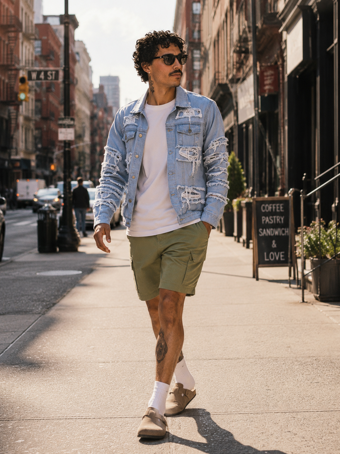 Men's Loose-fitting Korean Style Denim Jacket