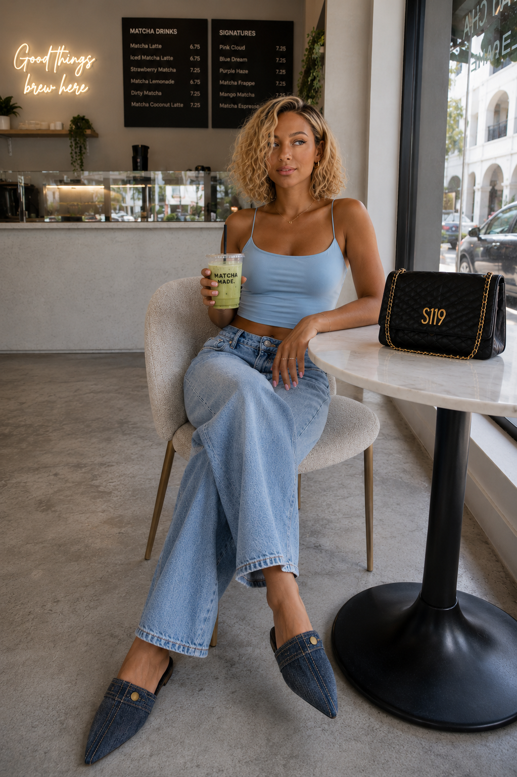 Women's Denim Slippers