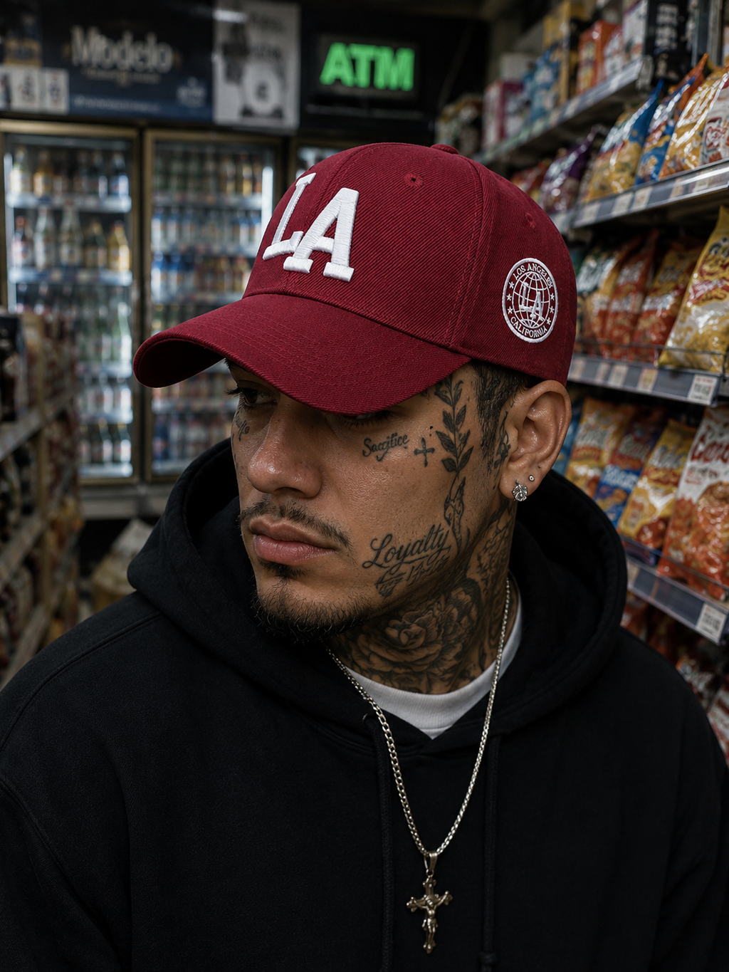 Men's 3D Embroidered LA Baseball Hat
