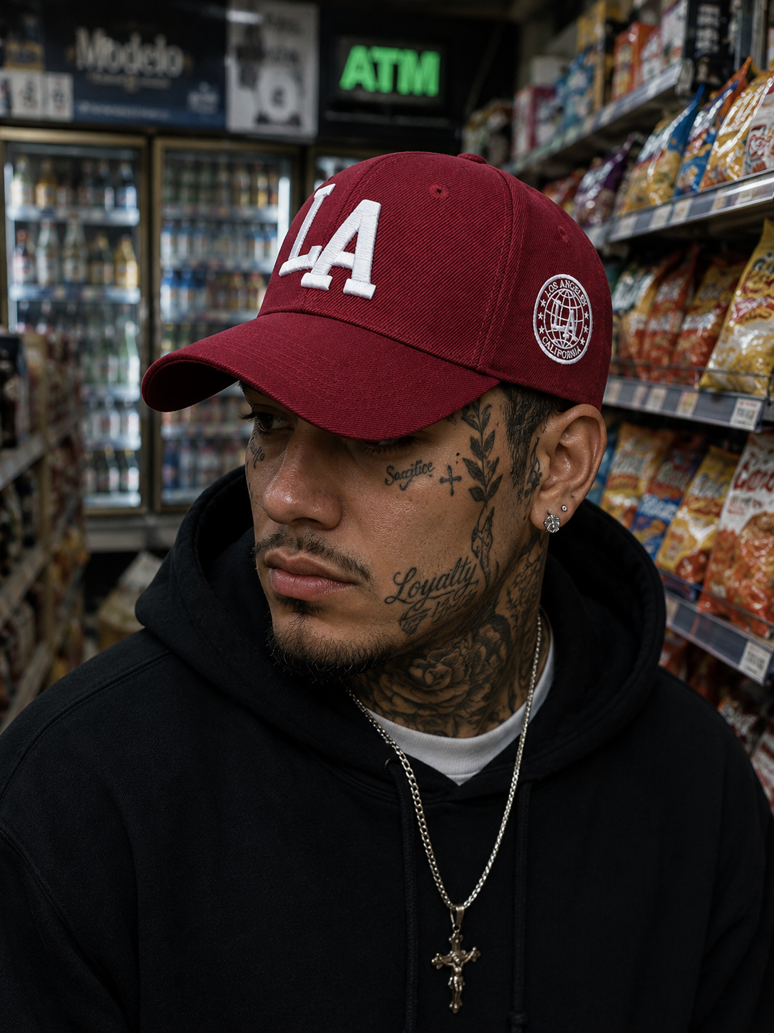 Men's 3D Embroidered LA Baseball Hat