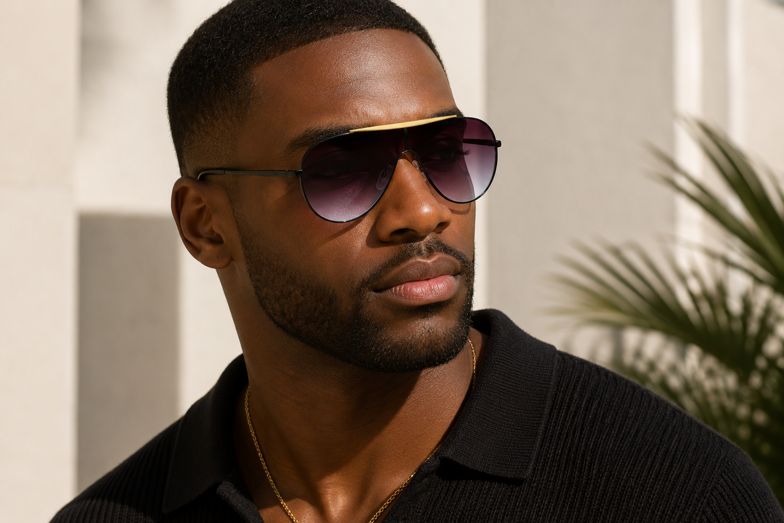 Teardrop Goggle Sunglasses
