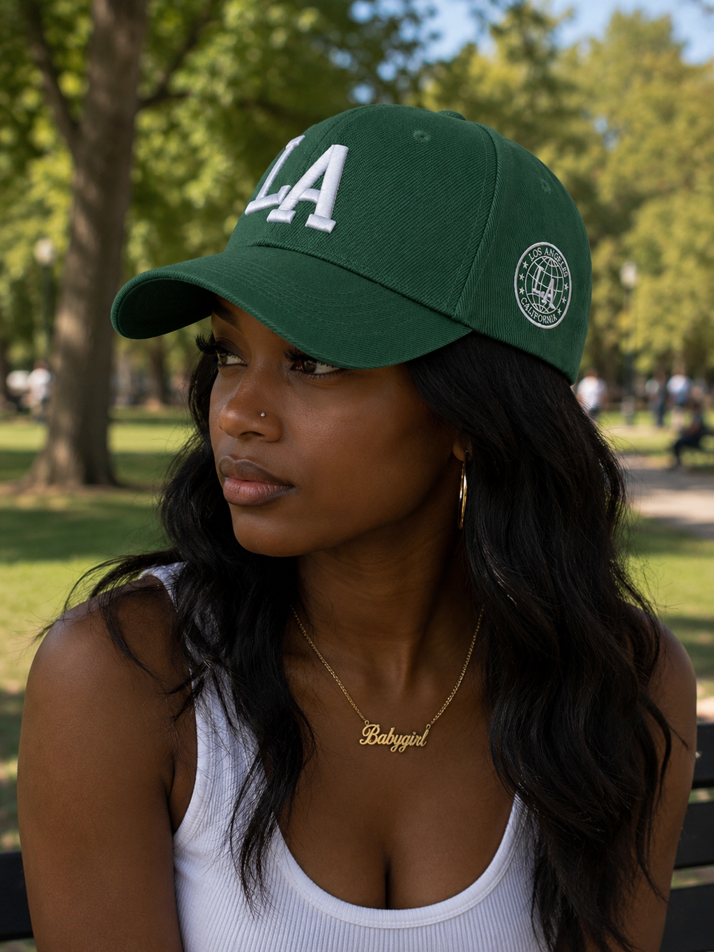 Men's 3D Embroidered LA Baseball Hat