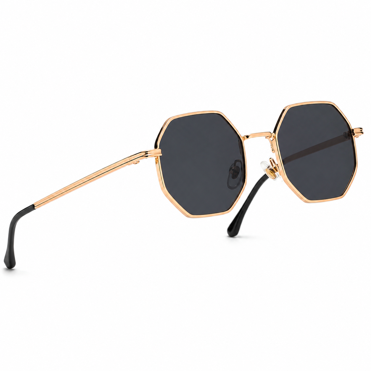 Unisex Octagon Shaped Sunglasses