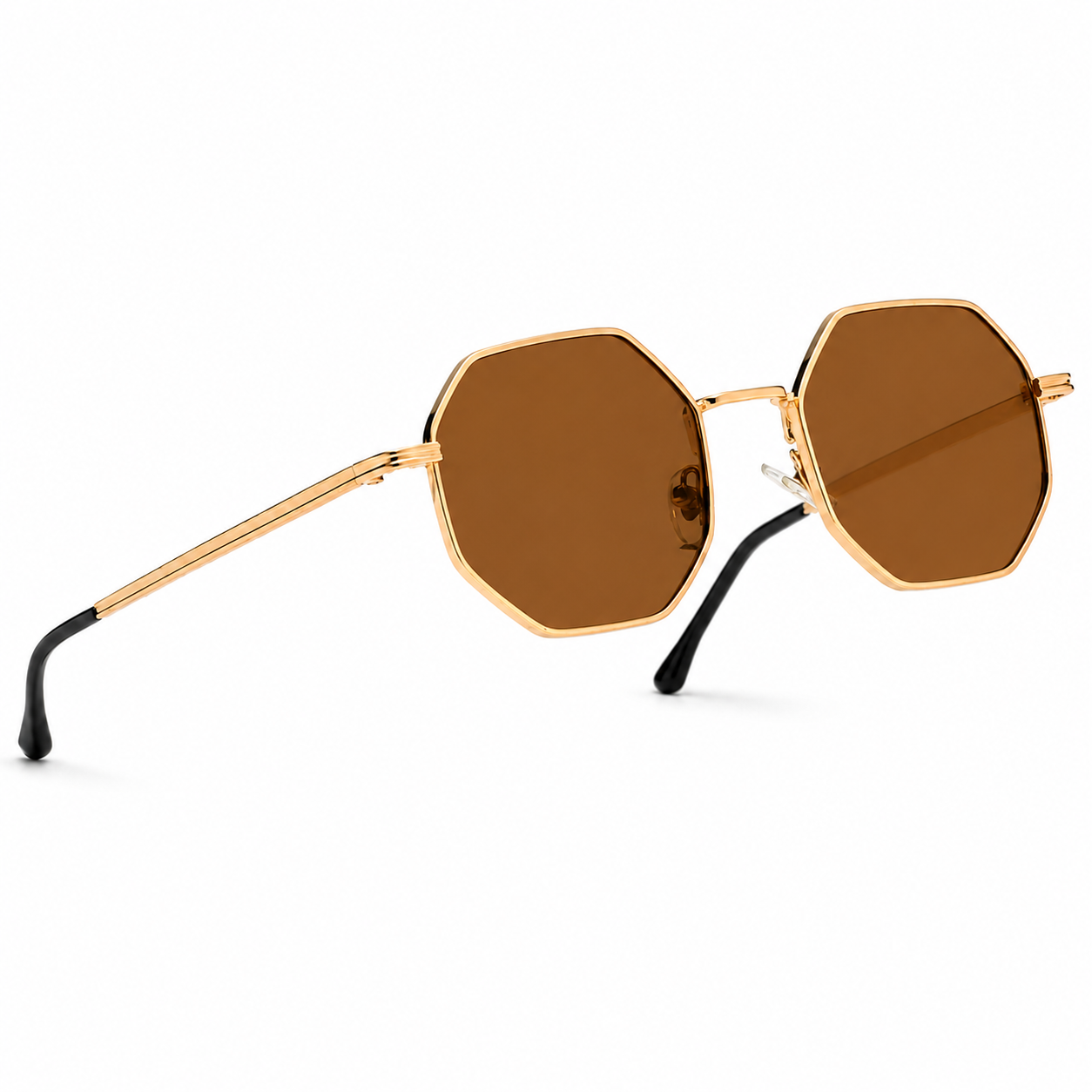 Unisex Octagon Shaped Sunglasses