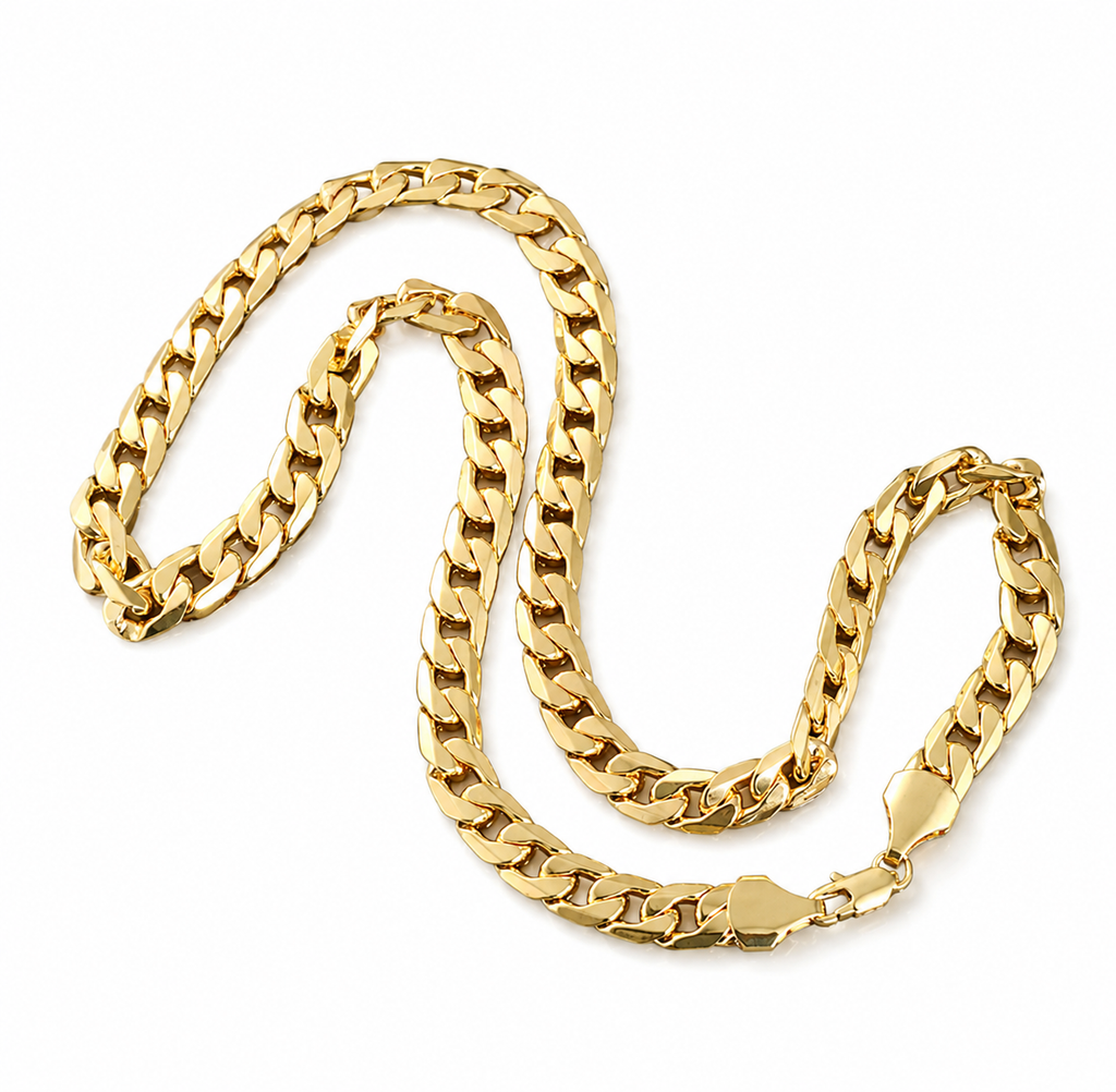 Men's 18-Karat gold plated necklace