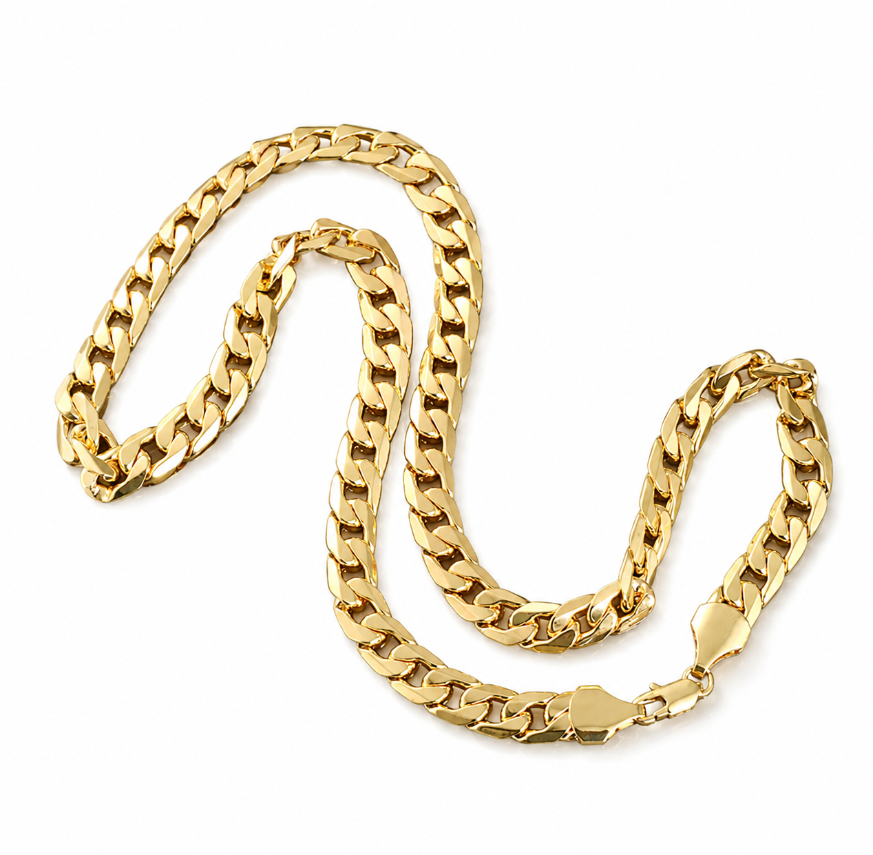 Men's 18-Karat gold plated necklace