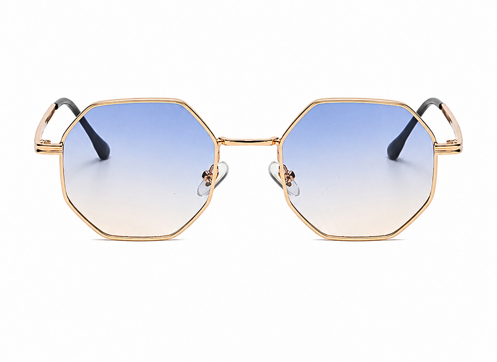 Unisex Octagon Shaped Sunglasses